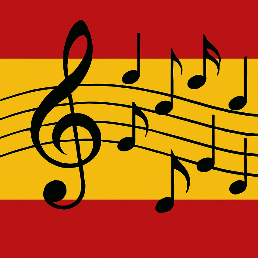 spanish songs, spanish lyrics, original gift, music scores