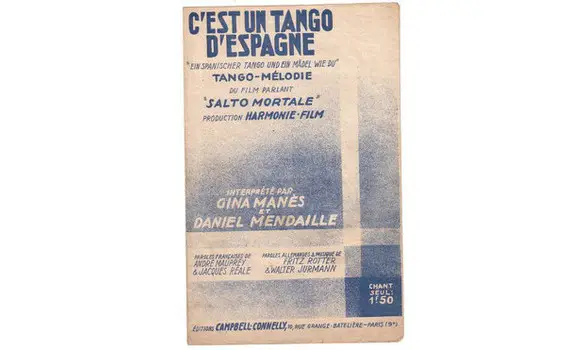 It’s a Spanish tango