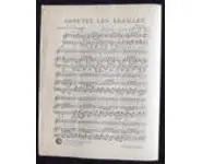 Arrêtez les aiguilles