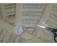 feuille musicale à l'unité