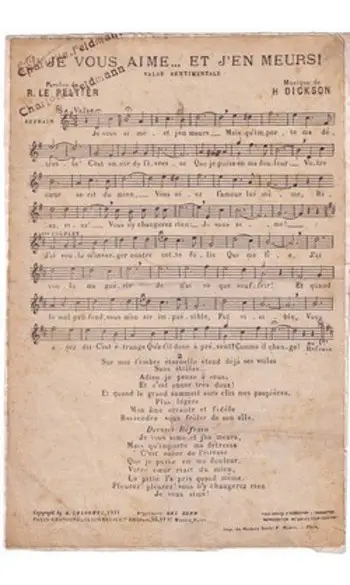 Je vous aime et j'en meurs!