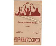 Comme les feuilles mortes