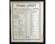 Works by Franz Liszt