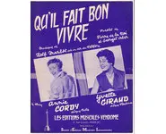 Qu’il fait bon vivre