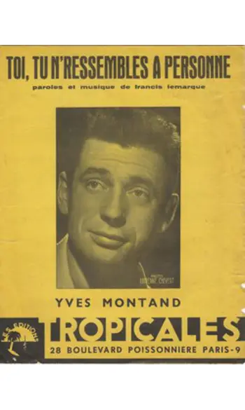 Toi, tu ne ressembles à personne