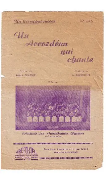 An singing accordion