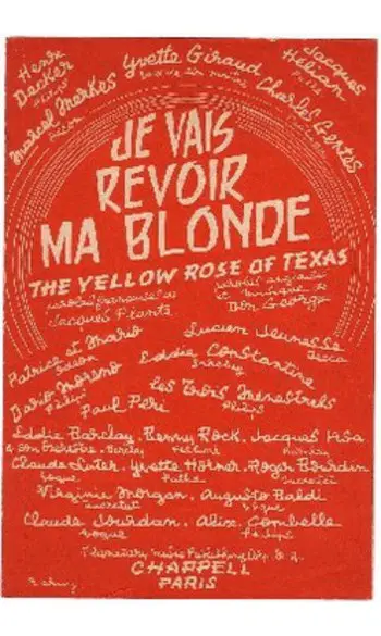 The yellow rose of Texas