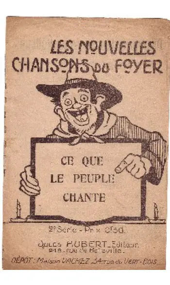 What the people sing