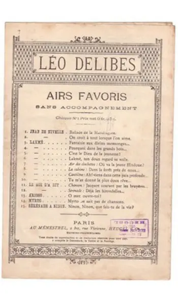 Lakmé, Air of the bells