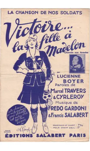 Victoire... la fille à Madelon