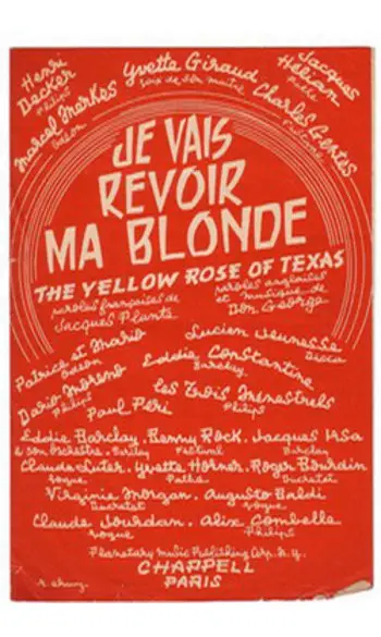 Je vais revoir ma blonde