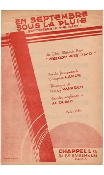 En septembre sous la pluie