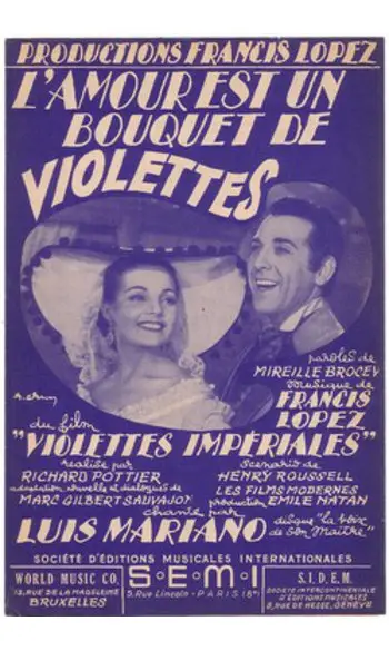 L'amour est un bouquet de violettes