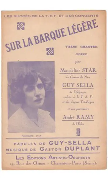 Sur la barque légère