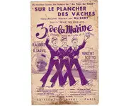 On the floor of cows