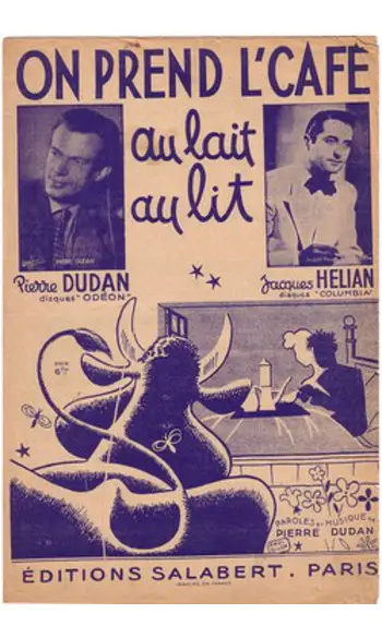 We have coffee with milk in bed