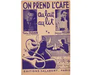 We have coffee with milk in bed