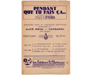 Pendant que tu fais ça