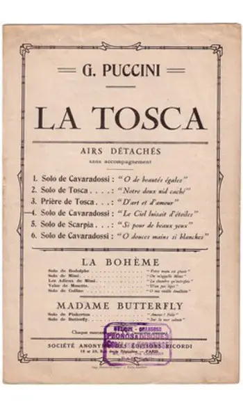 The sky shone with stars La Tosca