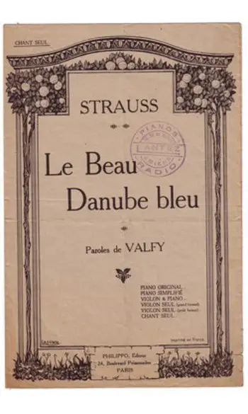 The beautiful blue Danube