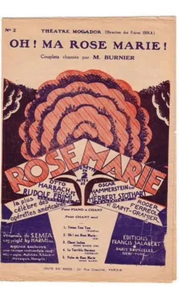 Oh ! Ma Rose Marie !