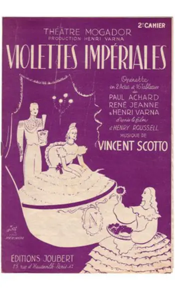 2nd notebook "Violettes impériales"