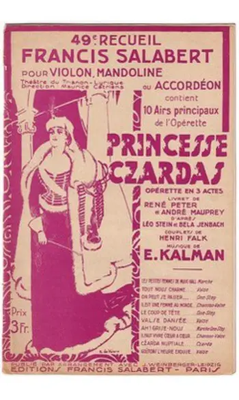Recueil Princesse Czardas