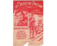 The creed of the peasant