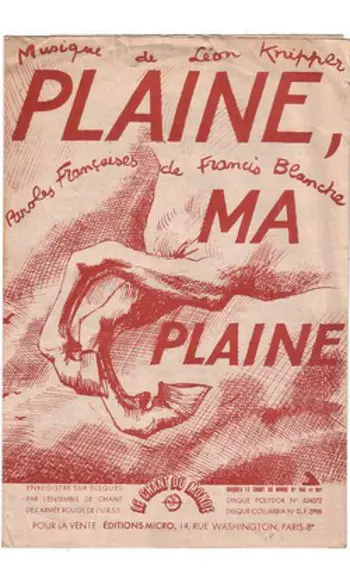 Plaine, ma plaine