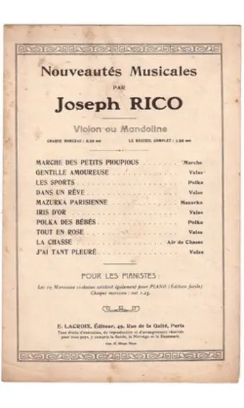 Marche des petits pioupious