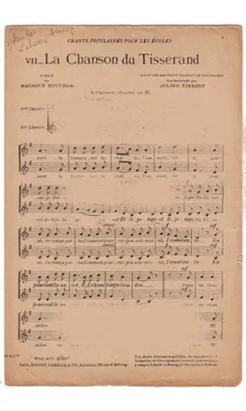 La chanson du Tisserand