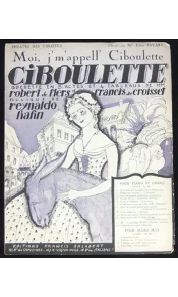My name is Ciboulette