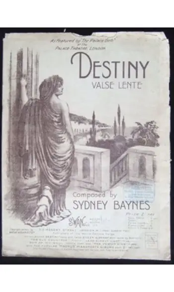 Destiny Partition pour piano 7 pages