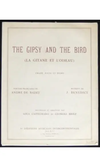 La gitane et l’oiseau The gibsy and the