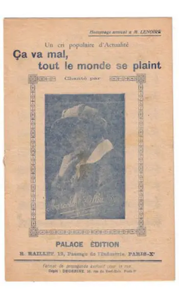 Things are bad, everyone complains