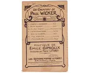 The songs of Paul Wicker