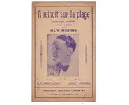 At midnight on the beach