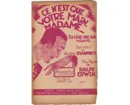 It’s just your hand, ma'am...