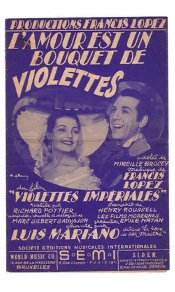 Love is a bouquet of violets