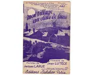 Mon village au clair de lune