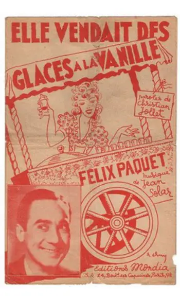 She was selling vanilla ice cream